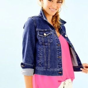 Lilly Pulitzer Seaspray Denim Jacket